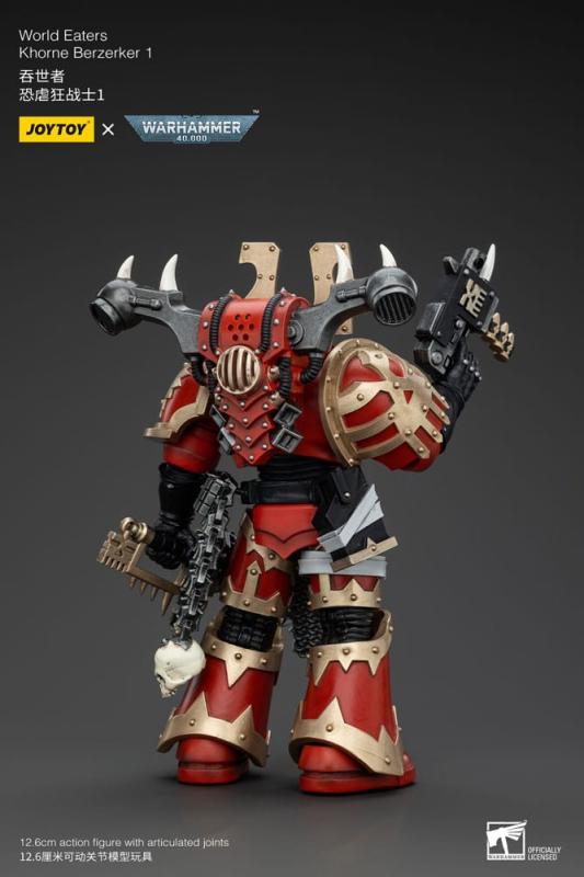 Warhammer 40k Action Figure 1/18 World Eaters Khorne Berzerker 1 13 cm