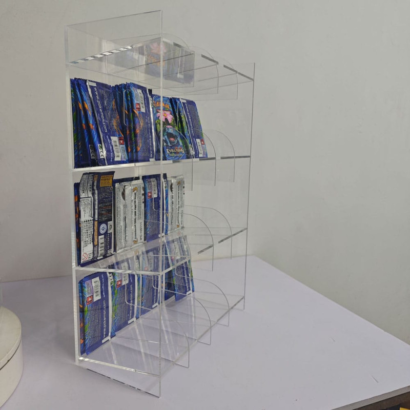 Acryl Counter Display for Trading Card Booster Packs 2