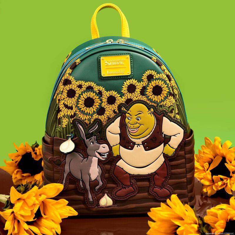 Dreamworks by Loungefly Mini Backpack Shrek & Donkey Sunflower Field 6