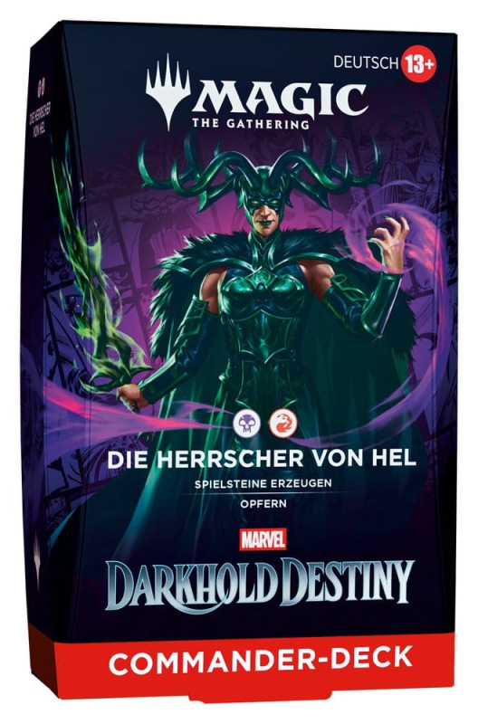 Magic the Gathering Marvel: Darkhold Destiny Commander Decks Case (4) german 4