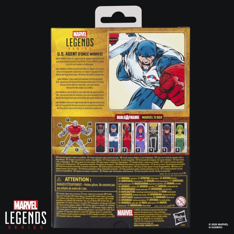 Marvel Legends Action Figure U.S. Agent (Force Works) (BAF: Marvel's Box) 15 cm 13