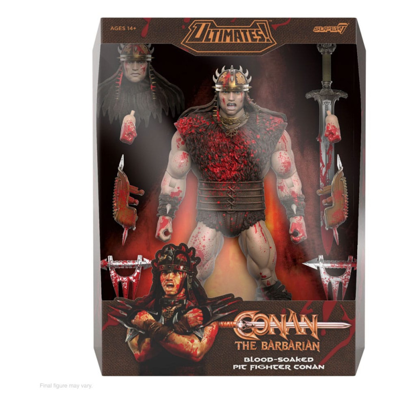 Conan the Barbarian Ultimates Action Figure Conan Blood Soaked Pit Fighter 18 cm 1