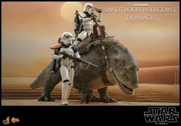 Star Wars Episode IV Action Figure 2-Pack 1/6 Sandtrooper Sergeant & Dewback 30 cm