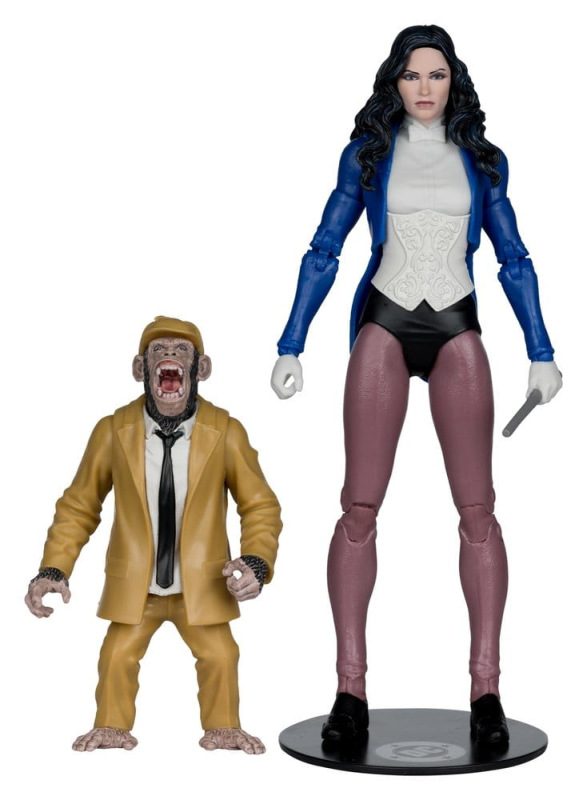 DC Multiverse McFarlane Action Figure Zatanna with Detective Chimp Collector Edition #53 18 cm 13