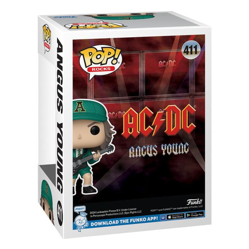 AC/DC POP! Rocks Vinyl Figure Angus Young(Green) 9 cm