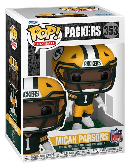 NFL POP! Vinyl Figure : Packers - Micah Parsons 9 cm 1