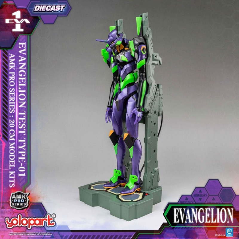 Neon Genesis Evangelion AMK Pro Series Plastic Model Kit Eva-01 Test Type 20 cm 6
