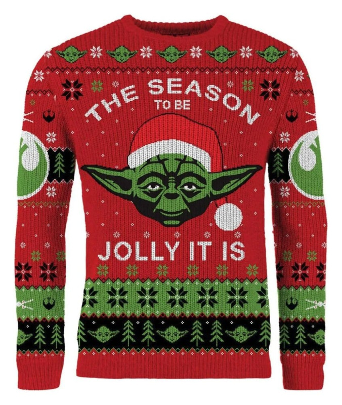 Star Wars Christmas Sweater Yoda Size L 3