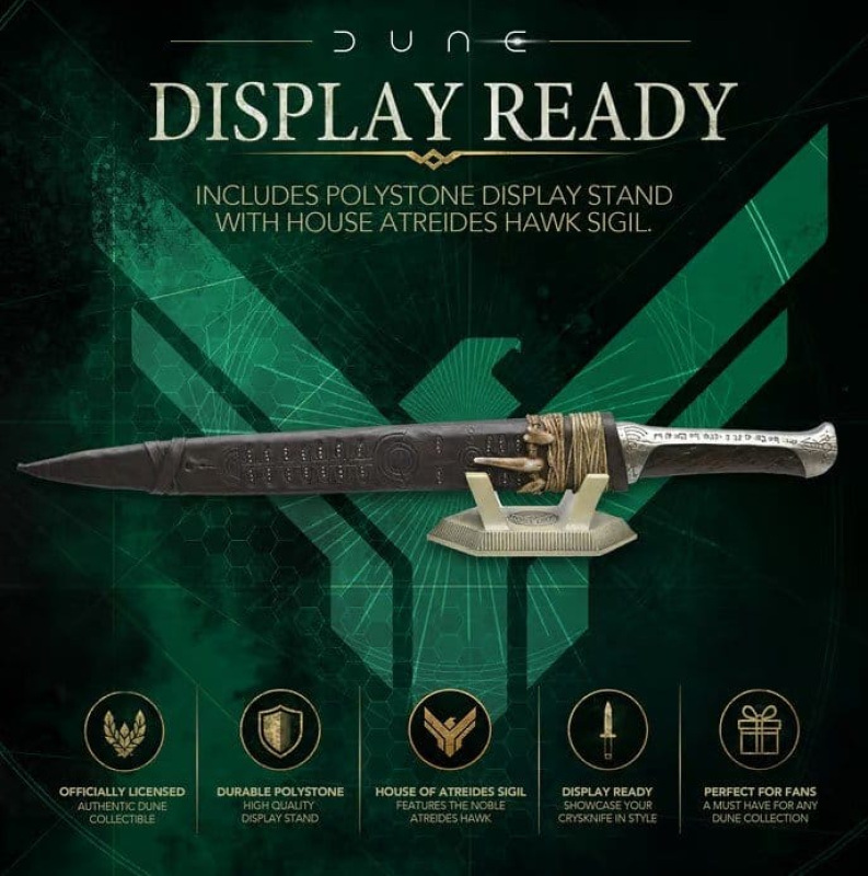 Dune Replica 1/1 Paul Atreides Crysknife (Dune Part II) 49 cm 1