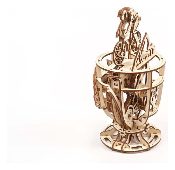 Ugears 3D Wooden Puzzle Automaton Cyclist 3