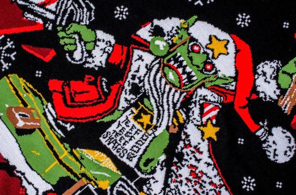 Warhammer 40K Knitted blanket Gobbo Red 160 x 102 cm 1