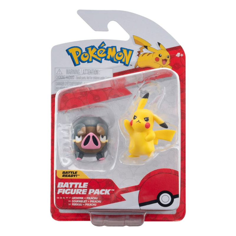 Pokémon Battle Figure Set Figures 2-Pack Pikachu #5, Lechonk 5 cm 1