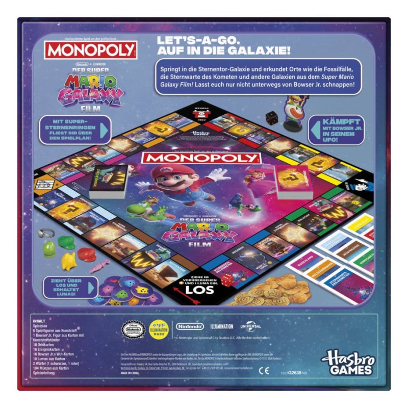 The Super Mario Galaxy Movie Monopoly Board Game *German Version* 1