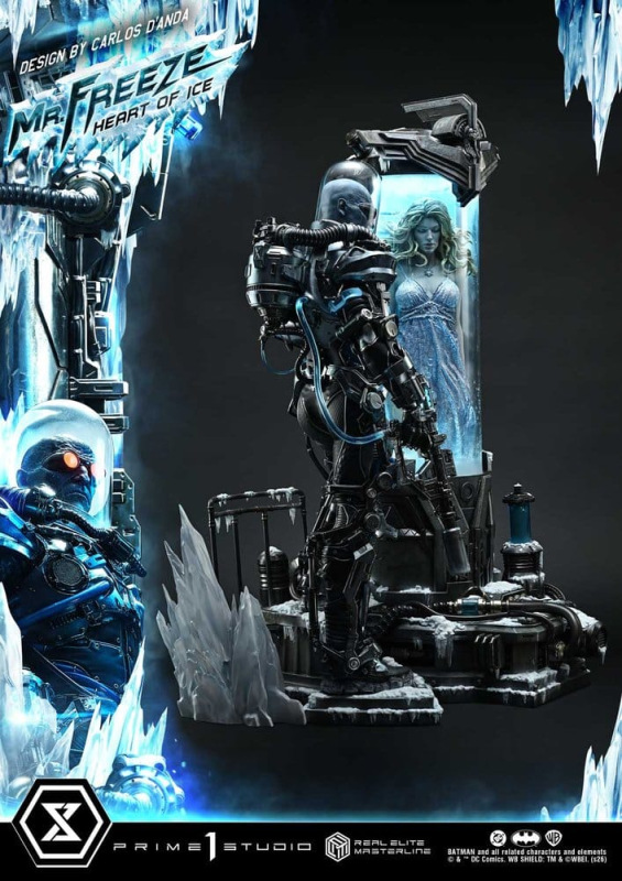 DC Comics Real Elite Masterline Series Statue 1/3 Batman (Comics) Mr. Freeze Heart of Ice (Design by 11