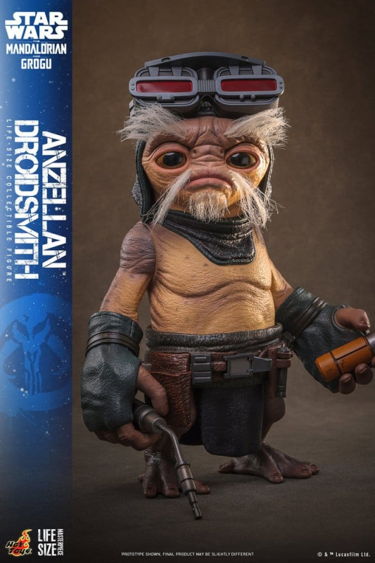 Star Wars: The Mandalorian & Grogu Life-Size Figure Anzellan Droidsmith 27 cm 2