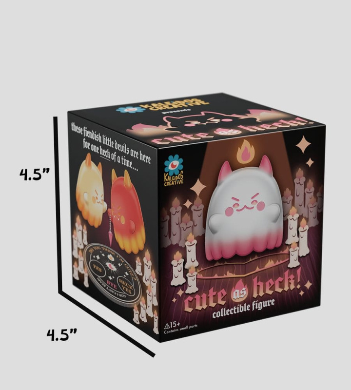 Cute As Heck Mini Figures S1 9 cm Blind Box Display (6) 3