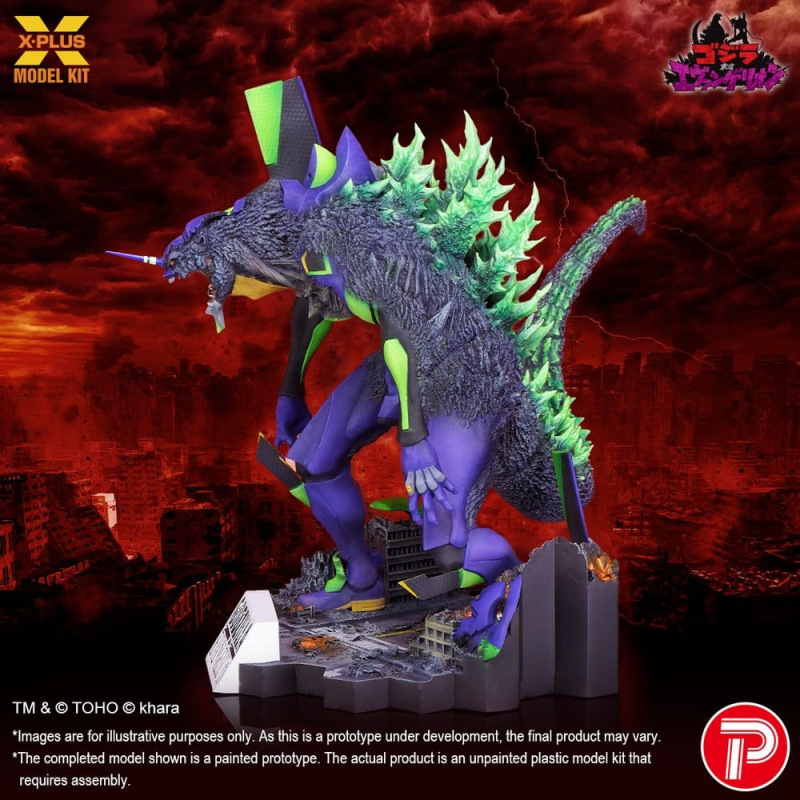 Godzilla vs. Evangelion Plastic Model Kit Evangelion Test Type-01 “G” Awakened Form 20 cm 4