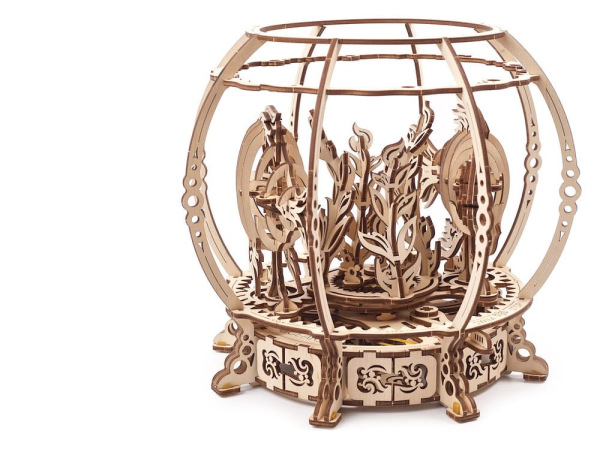 Ugears 3D Wooden Puzzle Mechanical Aquarium 8