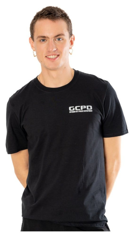 Batman T-Shirt Arkham City GCPD Front Back Size XXL 3