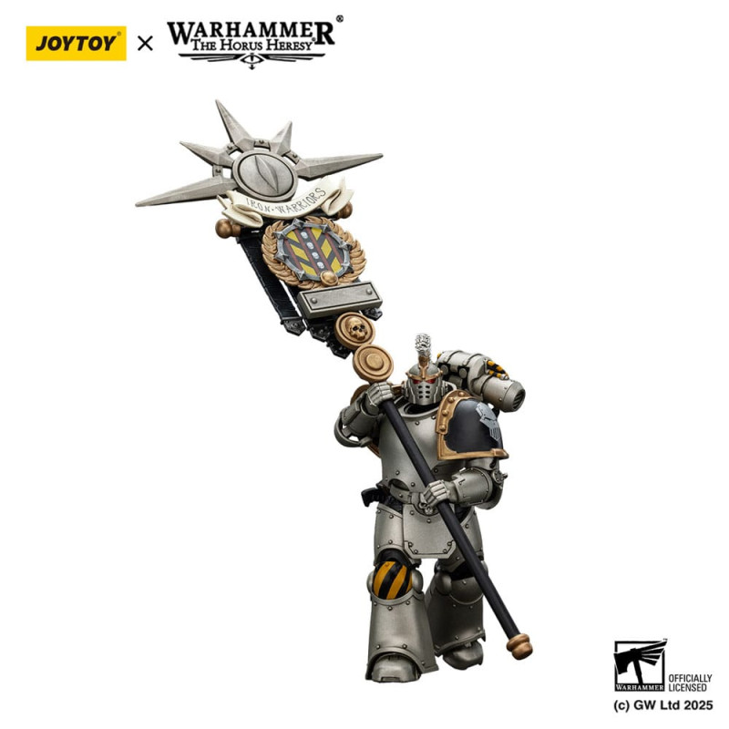 Warhammer The Horus Heresy Action Figure 1/18 lron Warriors Command Squad Chosen with Legion Standar 9