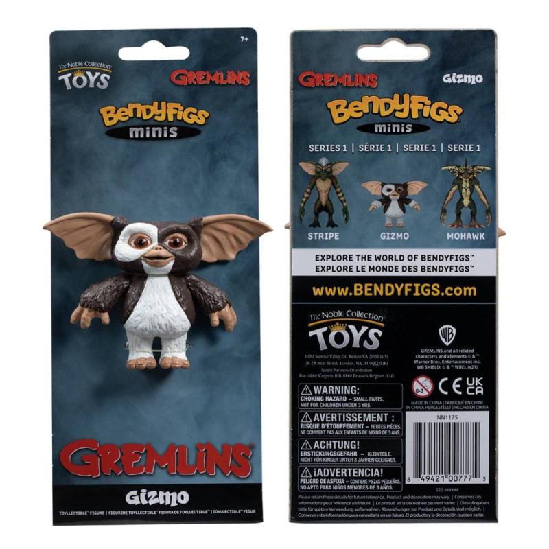 Gremlins: Gizmo 7 cm Bendyfigs Bendable Mini Figure - Noble Collection