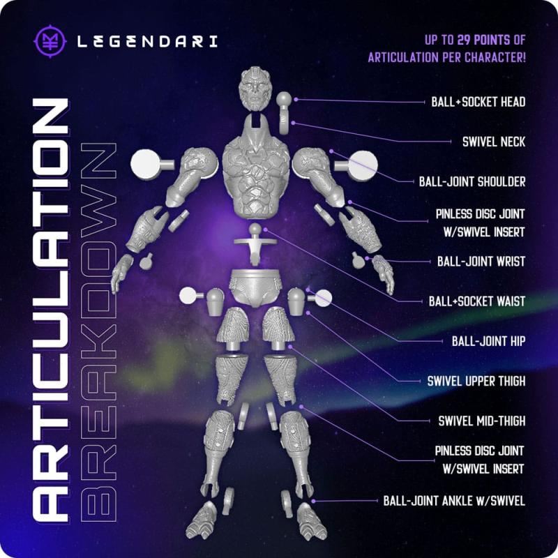 Legendari Actionfigur 1/10 Meld Master 18 cm