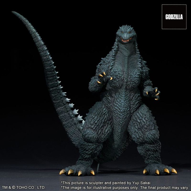 Godzilla against Mechagodzilla 2002 TOHO Yuji Sakai Modeling Collection PVC Statue Godzilla Battle i 1