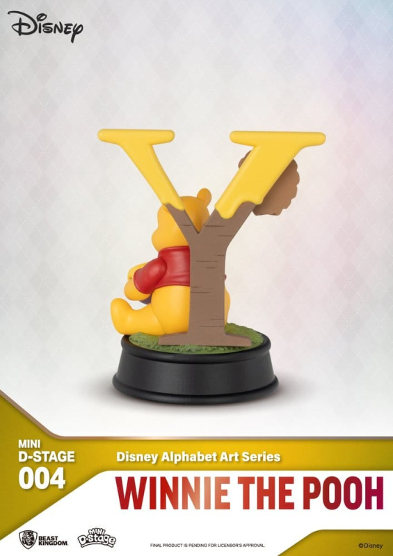 Disney Mini Diorama Stage Statues 6-pack Alphabet Art 10 cm 12