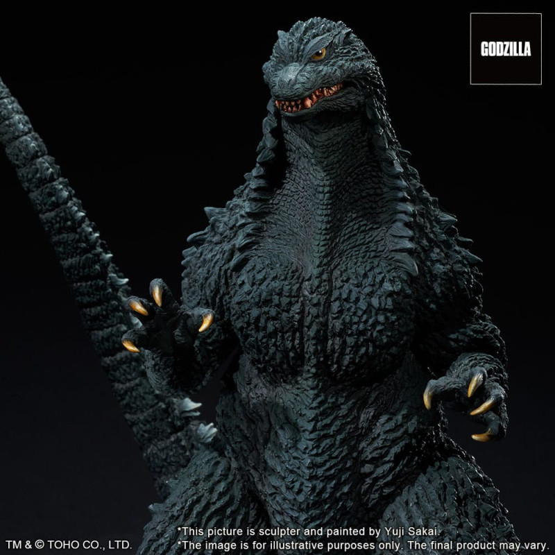 Godzilla against Mechagodzilla 2002 TOHO Yuji Sakai Modeling Collection PVC Statue Godzilla Battle i 6