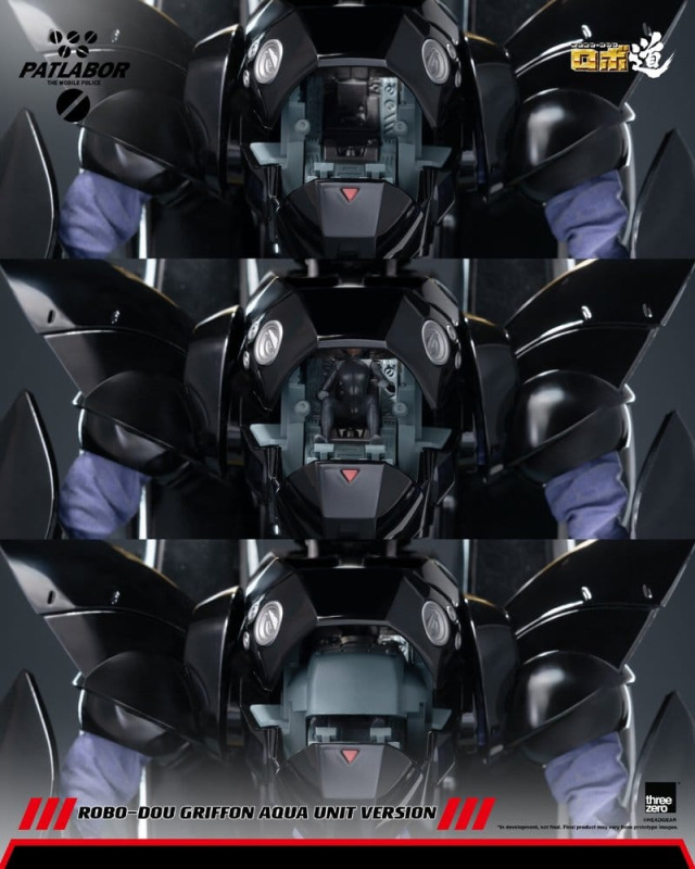 Mobile Police Patlabor Robo-Dou Action Figure 1/35 Griffon Aqua Unit Version 25 cm 7