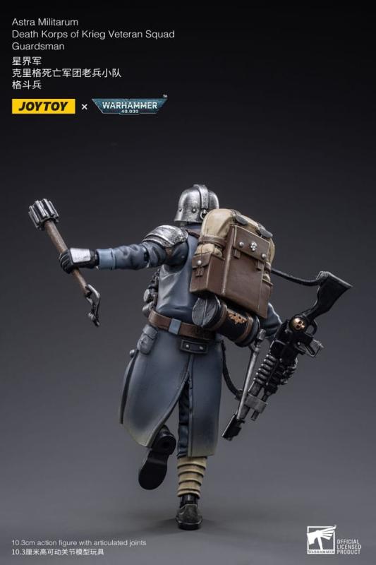 Warhammer 40k Action Figure 1/18 Astra MilitarumDeath Korps of Krieg Veteran Squad Guardsman 11 cm