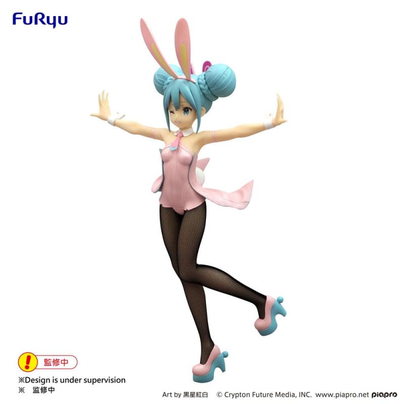 Hatsune Miku BiCute Bunnies PVC Statue Wink Pearl Pink Color Ver. 30 cm