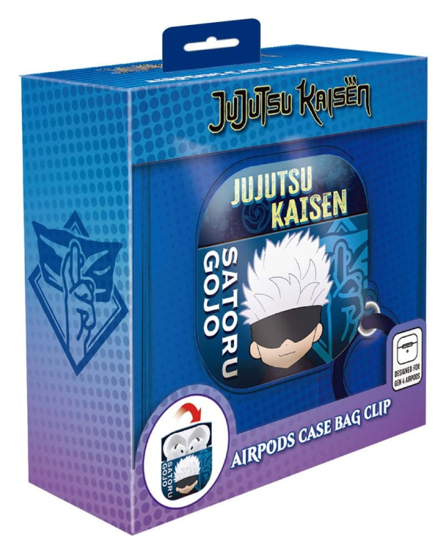 Jujutsu Kaisen 3D Foam Airpods Case Bag Clip Gojo Display (12) 1