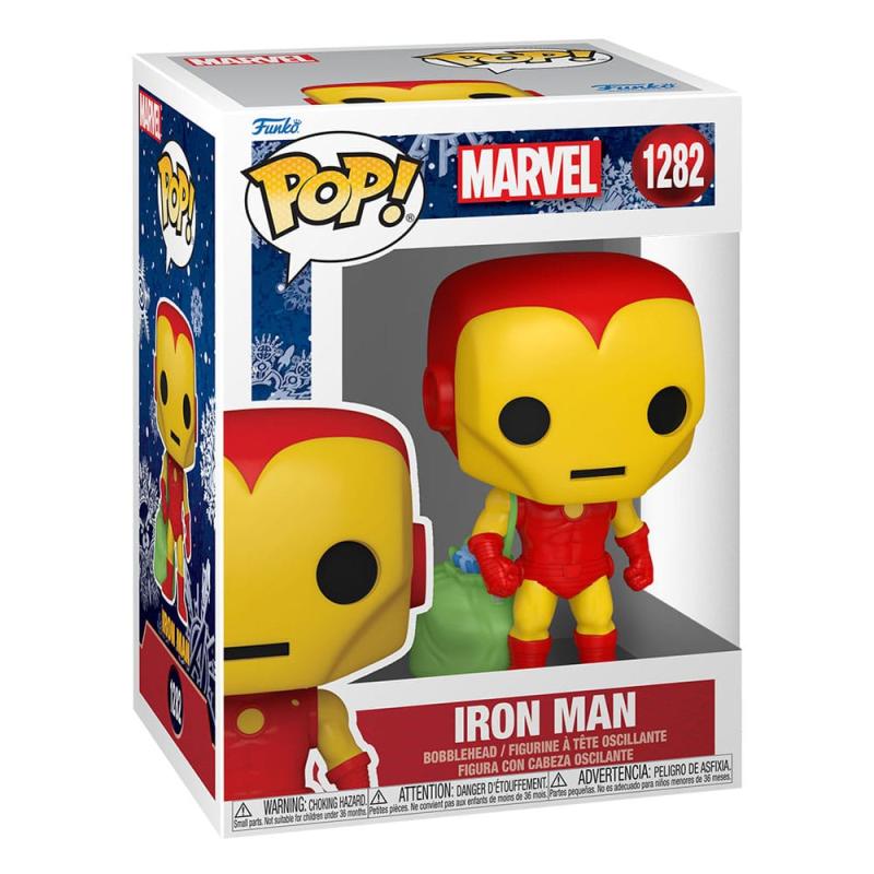 Marvel Holiday POP! Marvel Vinyl Figure Iron Man w/Bag 9 cm