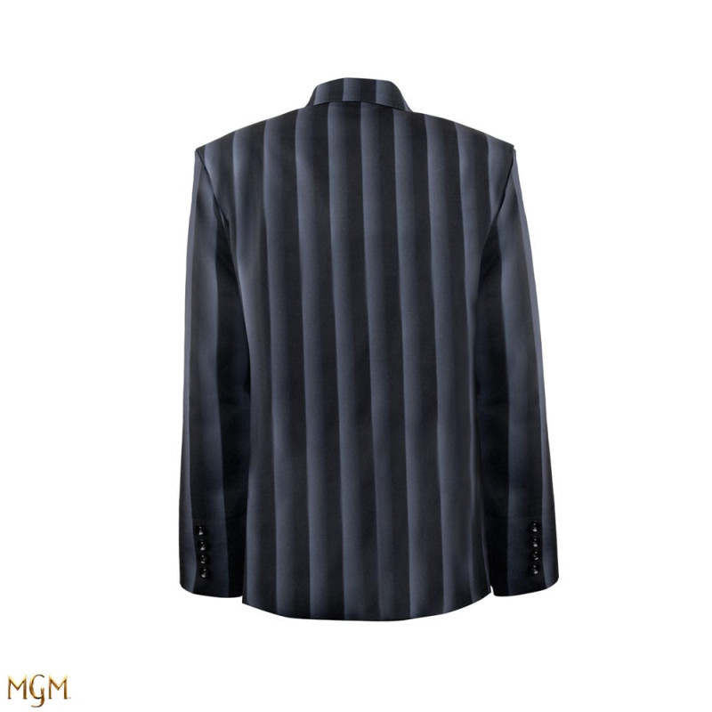 Wednesday Jacket Nevermore Academy black Striped Blazer 4