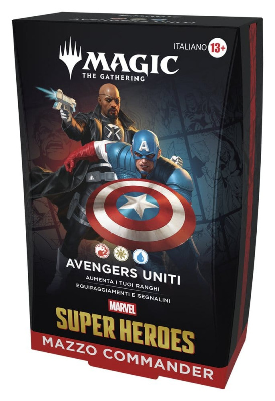 Magic the Gathering Marvel Super Heroes Commander Decks Case (4) italian 3