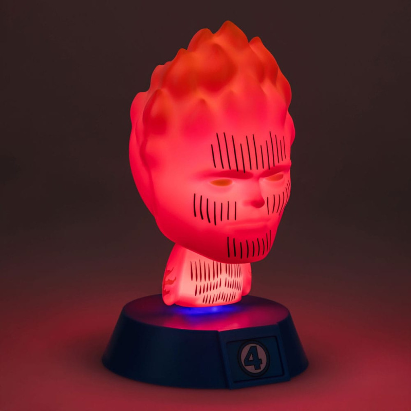 Fantastic Four Icons Light Human Torch 11 cm 8