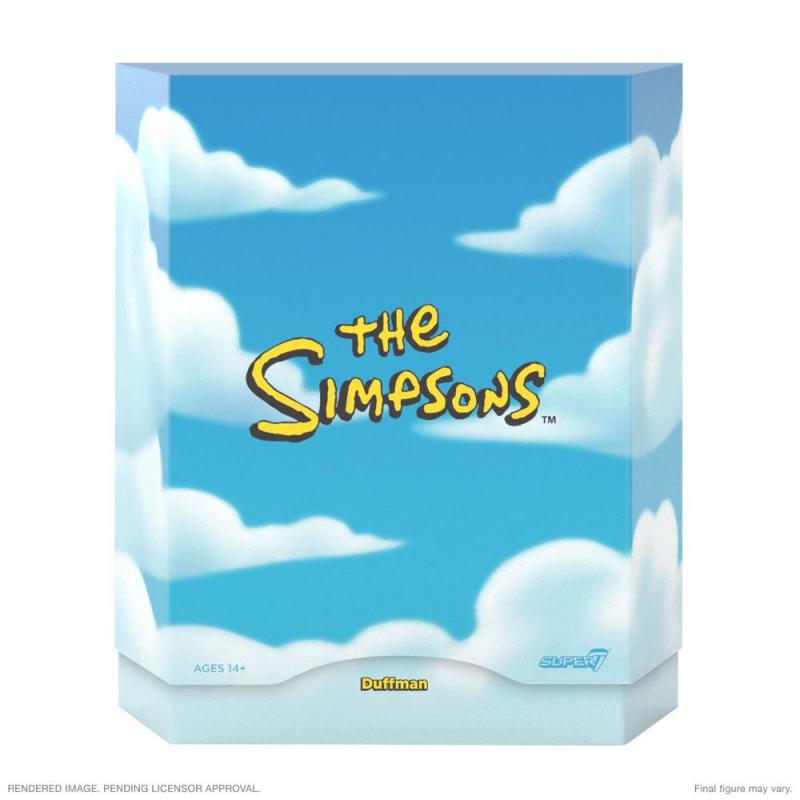 The Simpsons: Duffman 18 cm Ultimates Action Figure - Super7