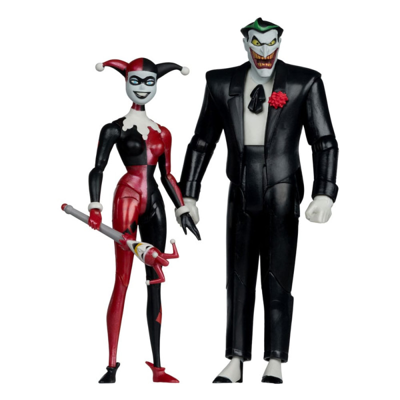 Batman: The Animated Series DC Direct Action Figures Harley Quinn & The Joker (Mad Love) (Gold Label