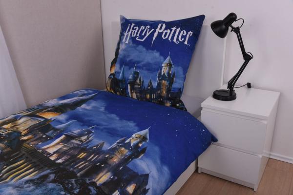 Harry Potter Duvet Set Blue 135 x 200 cm / 80 x 80 cm 2