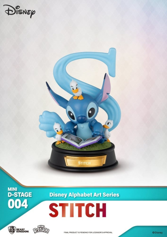 Disney Mini Diorama Stage Statues 6-pack Alphabet Art 10 cm 5