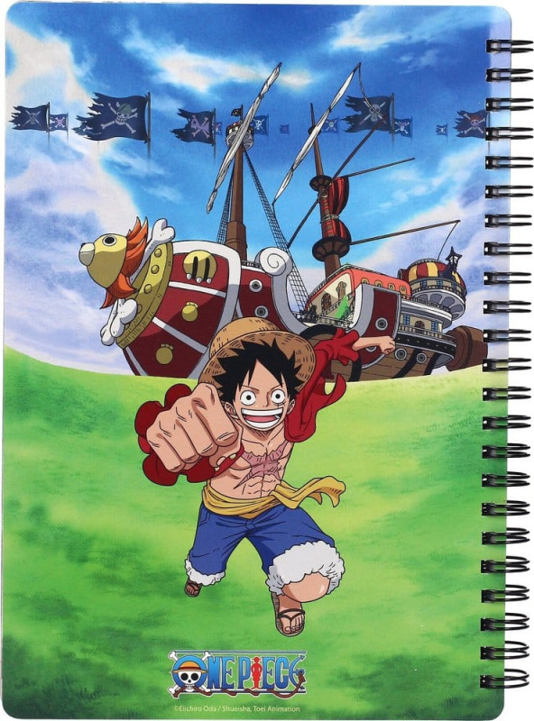 One Piece 3D Effect Notebook Group 5 21 x 15 cm 1