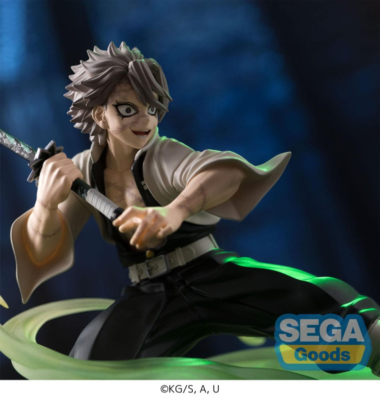 Demon Slayer: Kimetsu no Yaiba Xross Link Anime PVC Statue Sanemi Shinazugawa Hashira Training Arc 1 3