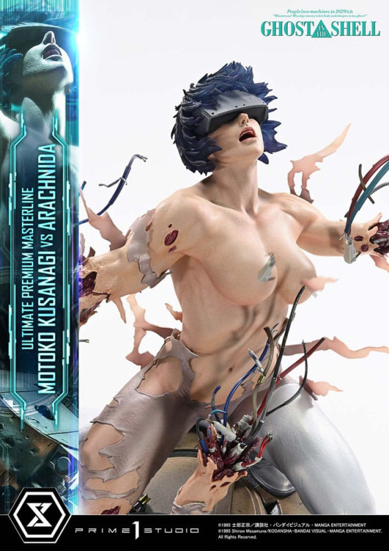 Ghost in the Shell Ultimate Premium Masterline Series Statue 1/4 Motoko Kusanagi vs Arachnida 68 cm 7