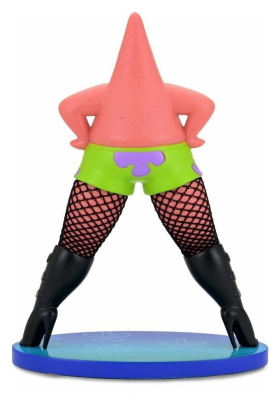 SpongeBob SquarePants Goofy Goober Rock Art Figure Patrick Star in Fishnets 15 cm 4