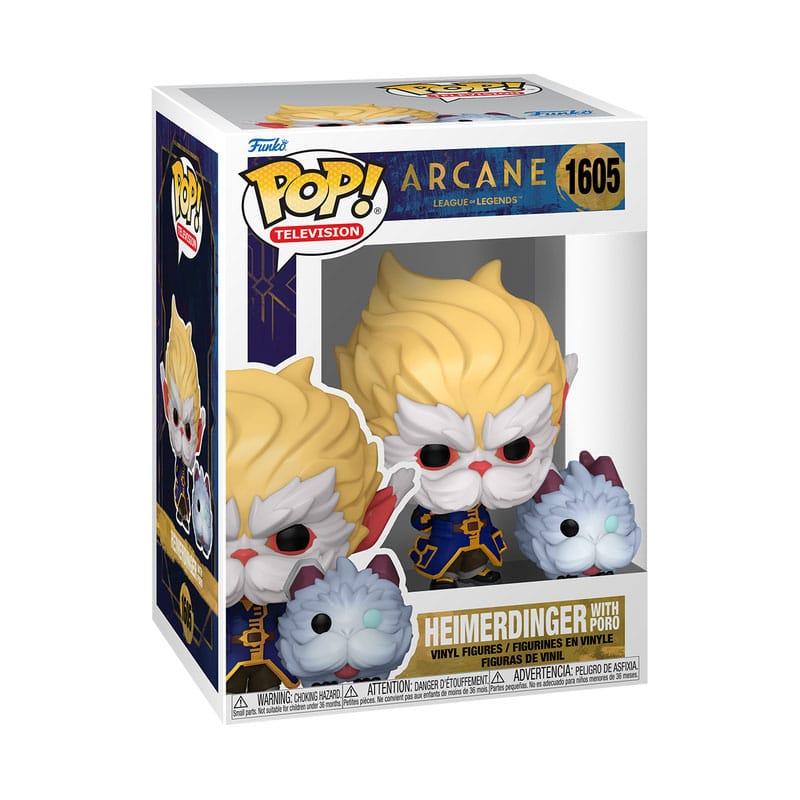 Arcane League of Legends POP! Vinyl Figure Heimerdinger w/Poro 9 cm 1