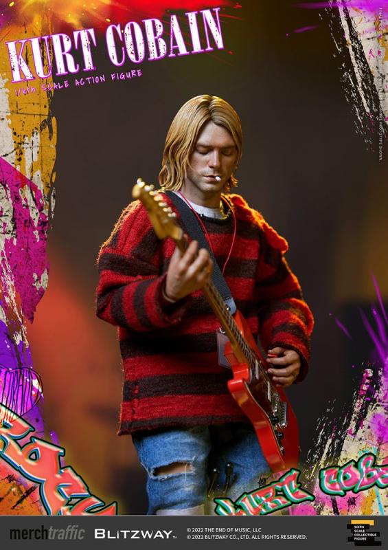 Kurt Cobain On Stage 1/6 Action Figure - Blitzway
