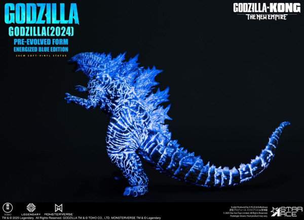 Godzilla vs. Kong: The New Empire Soft Vinyl Statue Godzilla (2024) Evolved Blue Edition 28 cm 10