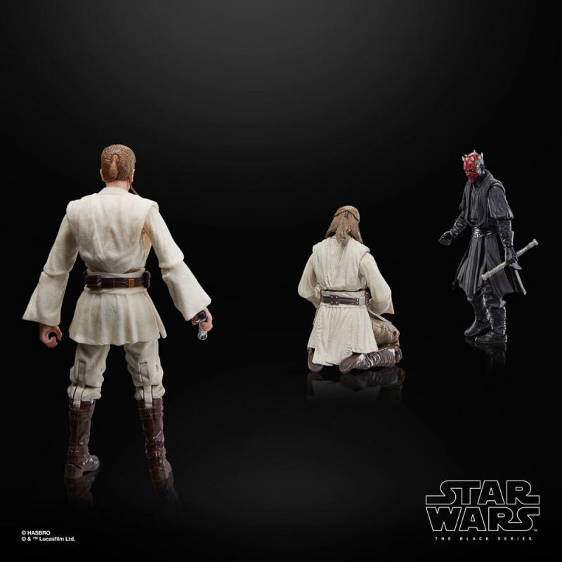 Star Wars Episode I Black Series Action Figure 3-Pack Qui-Gon Jinn, Darth Maul, Obi-Wan Kenobi 15 cm 13