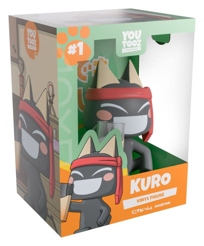 Doko Demo Issyo Vinyl Figure Kuro 9 cm 3